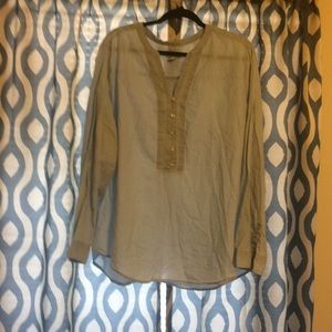 Old Navy Chambray tunic-style top